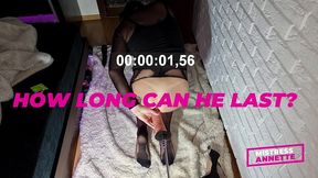 how much could you withstand? 😛 anal training.