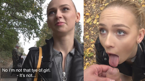 Amateur Czech hot girl do it fast to catch the bus