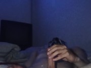 Hard cock!! I cum until I'm dry via video call