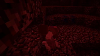 Shapeshifting Succubus Galath rides lucky player's cock in Minecraft