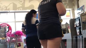 Checkin Out Those Cheeks (VPL, Short Shorts)