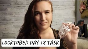 Locktober Day 18 Task for Chastity Subs