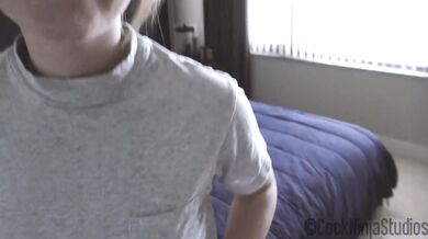 Big Ass Petite Step Sis Dahlia Red Deepthroats Chokes Gushes Cum Swallows