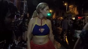 mirella mansur aprontando e fazendo far putaria na rua augusta no carnaval de rua de sao paulo - ed junior - carolina carioca - binho ted