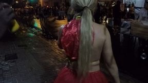 mirella mansur aprontando e fazendo far putaria na rua augusta no carnaval de rua de sao paulo - ed junior - carolina carioca - binho ted