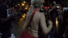 mirella mansur aprontando e fazendo far putaria na rua augusta no carnaval de rua de sao paulo - ed junior - carolina carioca - binho ted
