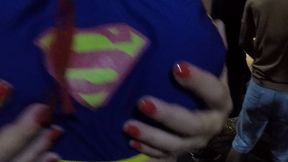 mirella mansur aprontando e fazendo far putaria na rua augusta no carnaval de rua de sao paulo - ed junior - carolina carioca - binho ted