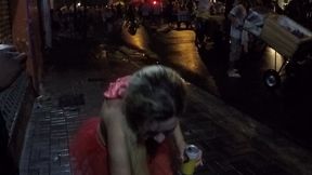 mirella mansur aprontando e fazendo far putaria na rua augusta no carnaval de rua de sao paulo - ed junior - carolina carioca - binho ted