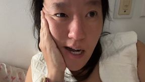 Fully NUDE & PEEING in the shower stall again! (oct 5 2025)