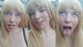 feeling silly and giddy all dressed up