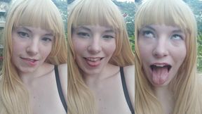 feeling silly and giddy all dressed up