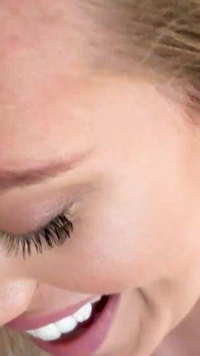 Emotional moment from "Nicole Aniston gets fizzed after sucking a cock and fucking"