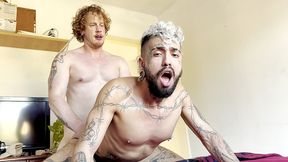 me and my slutty brazilian friend flip fuck hard loud and deep