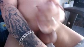 Jerking off with a Pocket Pussy and Cumming Almost 2 Times