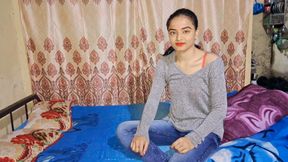 Step Sister Sex indore, Desi village girl tight pussy first sex