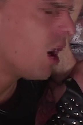 Leather Boys Scene-2_leather-clad Twinks Get Fucked with a Dildo and Cock in the Ass