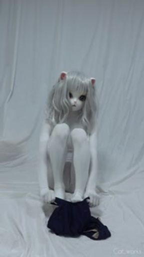 Kigurumi Zentai Cat Wearing Swimsuits Cums Twice