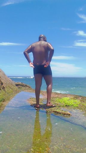 Showing off My Big Body in Rio De Janeiro