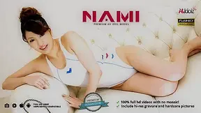 Nami Is Oiled And Sucks Three Cocks - AviDolz