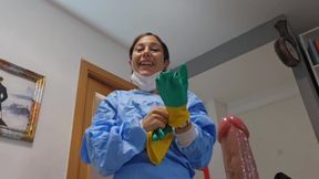 Penectomy on Halloween Eve Stepmom Zombie!-witch