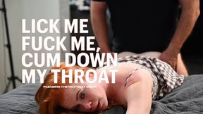 Lick me, Fuck me, Cum down my Throat, pleasuring the MILF next door HD 1080p MOV