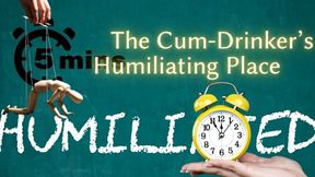 ShameStream: The Cum-Drinker’s Humiliating Place