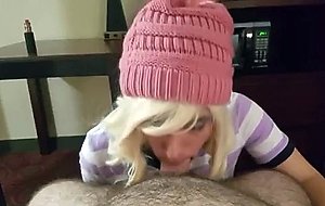 Amateur tgirl sissy sucking dick and rimming