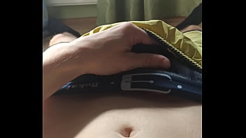 Kneading my dick in the morning