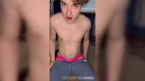 Huge New Years Cumload From My Big Twink Cock!