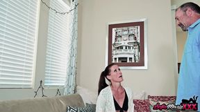 Adorable MILF Nanny Sofie Marie Sucks Massive Dick In POV