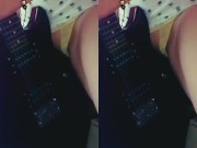 sexy dance with a sexy guitar
