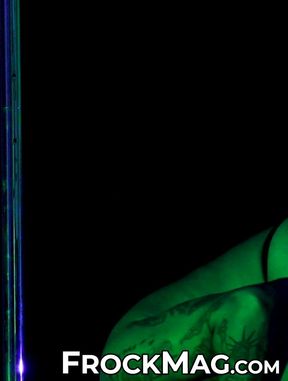 Hot and passionate pole dancing by sexy world class pole dancer Blaine Petrovia