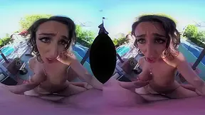 VRHUSH Christina Cinn fucked in POV outdoors