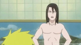 Hentai of busty girl with green hair being penetrated