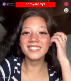 Teen flashes webcam in homemade clip