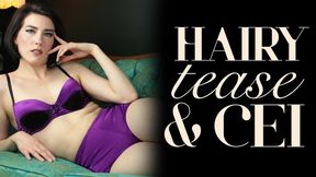 Naked Hairy Tease & CEI