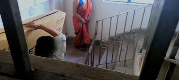 Indian house wife fucked by a LED tv delivery boy for exchange of charges