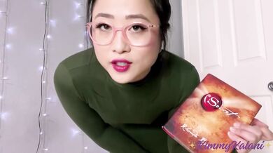 Glasses Wearing Librarian Gets Choked Hard On Cum POV Blowjob