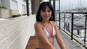 GOT FILLED - Aria Returns For a Cum Filling