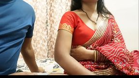 desi step mother-in-law extremely tight pussy hard fucked after hot talk to creampie in hindi audio