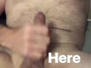 I Needed To Cum Quickly Before Getting Caught, So I Swallowed My Cum To Hide The Evidence