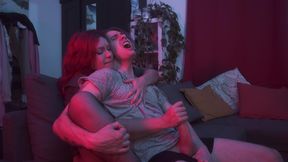 Gentle Femdom Cock Milking Handjob with a Huge Dick - CedricandSofi