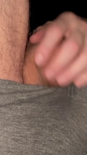 Unforgettable moment from &quot;play with my little foreskin cock and at the end I cum a little&quot;