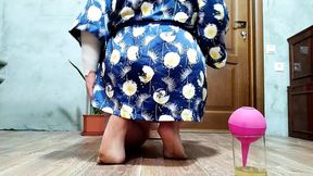 Plump mother-in-law takes her tight ass&#x1F351; for deep penetration