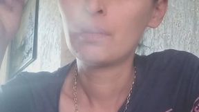 Light up smoke cough deep inhales by Anna Sparkle