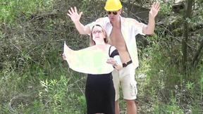 ”GRANDMA lady fed cum after finding a sexy girl to suck a mans prick”