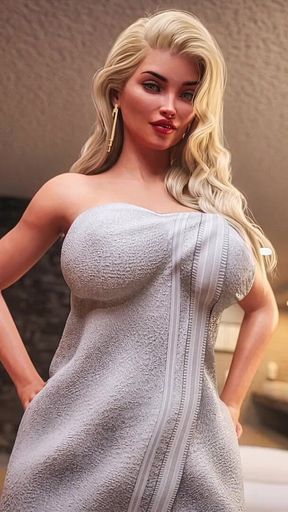 MILF Ariana - Horny and Begs for More as Stepson's Massage Satisfies Her Wet Pussy - P2