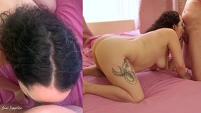 Anal Fuck and Ass-to-mouth ATM Creampie with Sophie Ladder