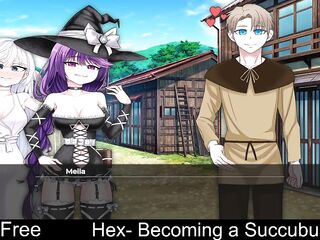 Hex: Becoming a Succubus (free game itchio) Role Playing, Visual Novel