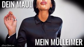 Dein Maul - mein Mülleimer!